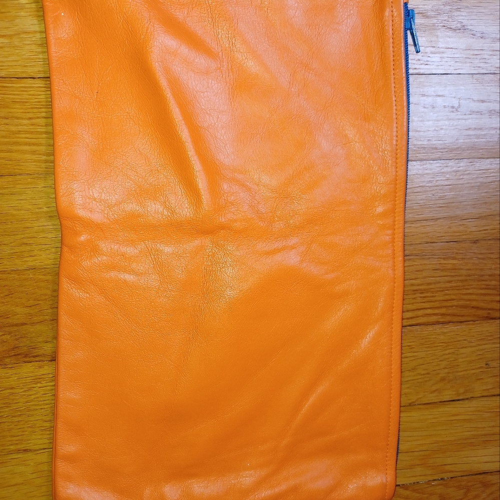 Leather American Apparel clutch